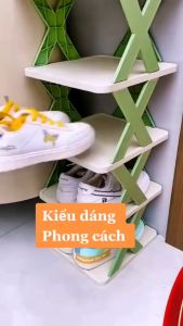Kệ Để Giày Dép 5 Tầng Hình Chữ X Cao Cấp.