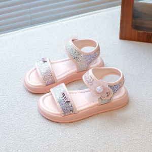 Dép Bé Gái Thời Trang Hàn Quốc Sandal Bé Gái Đi Chơi Đi Học Đính SeQuin Lấp Lánh 2262 Size 26-36