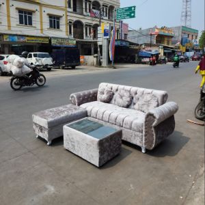 Sofa 3 Seater + Bench / Sofa L Putus