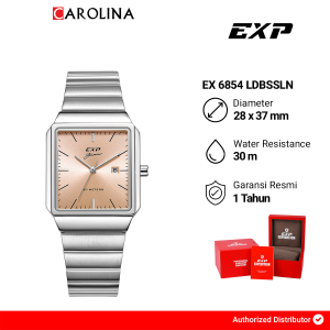 Jam Tangan Wanita Expedition EXP EX 6854 LDBSSLN Rosegold Dial Stainless Steel Strap