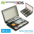 For Nintendo DS 3DS XL LL DSi 28 In 1 Game Card Case Holder Cartridge Box New. 