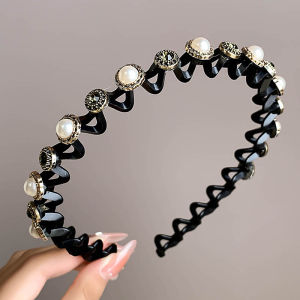 Bang finishing head band teeth anti-skid face hair hairpin headband 2024 new hair band headdress