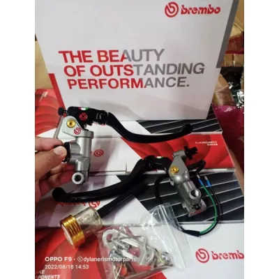 BREMBO MASTER PUMP LEVER SET W/ MIRROR HOLDER UNIVERSAL