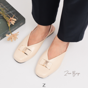 ZEMORA Zura Sandal Wanita Slip Mules 2 Cm