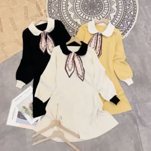 Đầm Len Dáng Suông Chất Len Siêu Dày Mịn