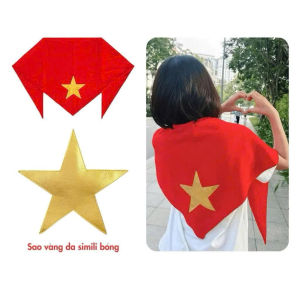 Khăn quàng yêu nước Khăn đỏ sao vàng siêu