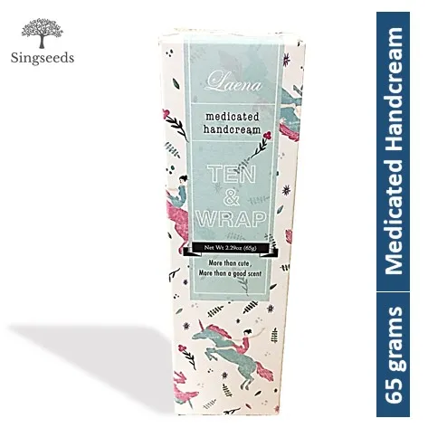 Laena Ten & Wrap Medicated Moisturising Hand Cream 65Grams