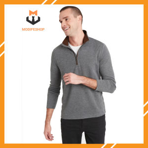 Áo Thun Nam Dài Tay Cổ Lọ có Khóa Kéo - Long Sleeves Half-Zip Sweatshirt - Modife Shop