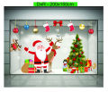 Decal trang trí noel decal dán của kính PK642. 
