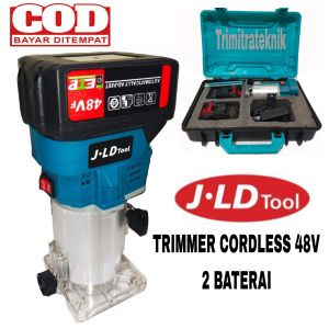 Mesin Trimmer Cordless 48 Volt MT3748 Router Kayu Profil JLD
