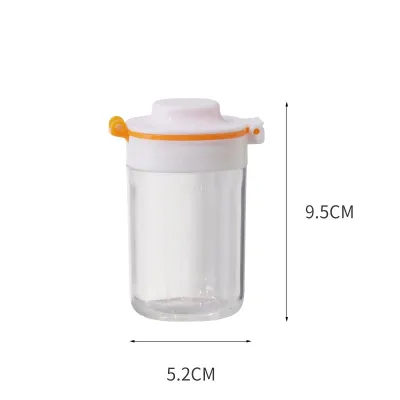 80ML Portable Double-Lid Milk Powder Container | Baby Kid Food Snack Storage Box Bekas Susu Tepung 双开盖奶粉盒