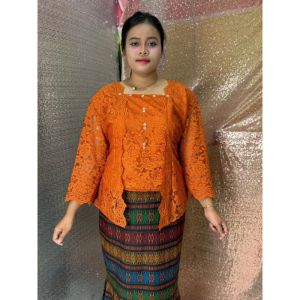 Blouse sity Renda Kutubaru Payet - Atasan Brukat - Kebaya Kartini Modern