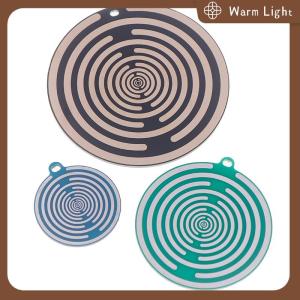 Warm Light แผ่นพลังงาน Tesla polarizing 3.5-7.6ซม. Tesla อุปกรณ์ออสซิลเลเตอร์แบบหลายคลื่นของ lakhovsky