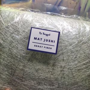MAT JUSHI FIBER RESIN 20 X 25 CM serat fiberglass chopped strand mat kain fiberglass serat kaca SHOPPING ARENA Malang