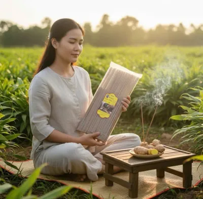 Nhang Gừng THIÊN AN Nhang Thơm Sạch Hương thơm dịu | Nhang thơm thờ cúng