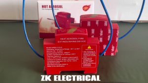 WH Aerosol automatic fire extinguishing device guide rail type vehicle generator household electrical distribution box charging pile distribution box