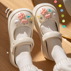 [Free Shipping] WomenS Thick-Soled EVA Clogs New Summer Outdoor Style Height-Increasing Beach Sandals