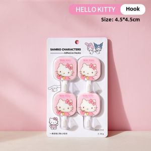 Móc Dán Tường Sanrio Hello Kitty Không Khoan Chống Thấm PVC LFB313
