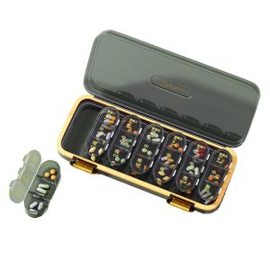 BLACKON Large Capacity Weekly Pill Case Portable Visual Large Compartment Pill Dispenser BPA-Free 21 Compartments 3 Times A Day Pill Box Vitamin