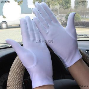 [COD] ZNPNXN Woman Gloves For Summer Sunscreen Driving Gloves Female Thin Cotton Sweet Solid Color Non-Slip Touchscreen Breathable