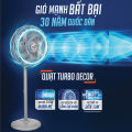 Quạt đứng ASIA VINA TURBO DECOR VY659991 - Công suất 110W - XÁM - Hàng chính hãng ASIA Việt Nam. 