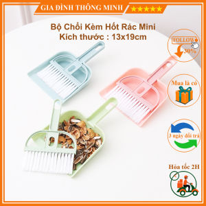 Bộ Chổi Và Ki Đồ Hốt Rác Mini Siêu Nhỏ Để Vệ Sinh Vật Dụng Tiện Lợi Đa Năng