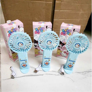 Quạt sạc cầm tay hoạt hình đáng yêu 3 cấp độ