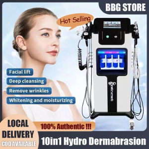 BBG 10 In 1 Hydro Dermabrasion Machine Face Lifting Facial Deep Cleaning Aqua Peeling Skin Rejuvenation Skin Care SPA Device