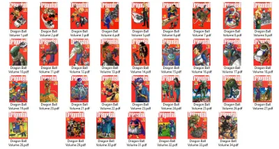 Dragon Ball 1 - 34 Fullset Comics (English Version)(Contact Us For Free Shipping)