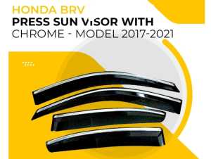 Honda BRV Chrome Lining Injection Window Door Visor Hgh Grade