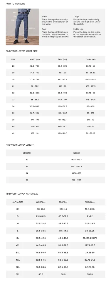 Levi's® 512 Slim Taper Fit 28833-0287 | Lazada Singapore