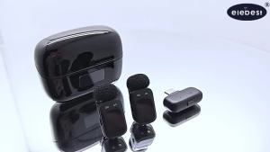 2025 รุ่นใหม่ mini ไมโครโฟนลาวาเลียร์ กล่องชาร์จ ถ่ายทอดสด บันทึกวิดีโอ ลดเสียงรบกวน ไมโครโฟนลาวาเลียร์ไร้สาย [ จัดส่งฟรี ]