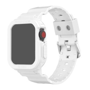 Case Strap Compatible For Apple Watch 45 44 41 40 38 42mm TPU Watchband Watch Band iWatch series 9 8 7 4 5 6 3 2 1 SE