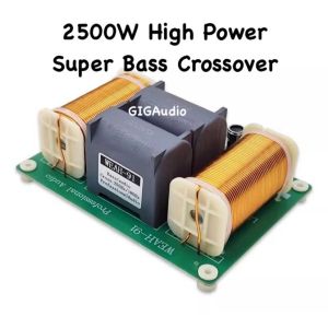 1000W 2500W Professional Heavy Bass Subwoofer Crossover Audio Frequency Divider for PA Speaker Box