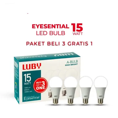 Paket 3 Pcs Gratis 1 Pcs HANNOCHS Lampu LED Bulb Sonic Pack 6W 10W 13 Watt Garansi 1 Tahun