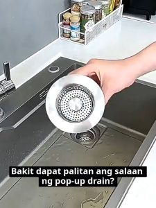 1Pcs Sink Drain Filter Bounce Core-Odor&Leak PreventionDishwashing Drain FilterAnti-Clog Strainer COD