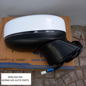 Gương/Kiếng chiếu hậu Mazda CX5 2018-2020 Rh 9 Dây. Có cảnh báo vượt trên mặt gương