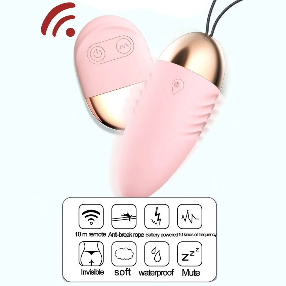 Gladiator Vibrating Egg Wireless Vibrating Egg. 10 Modes Vibration
