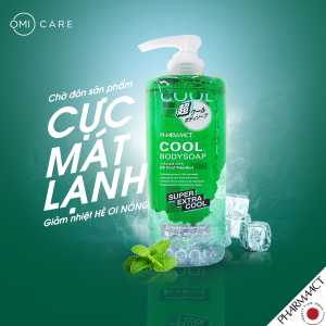 COMBO 02 chai Sữa tắm PharmaAct Cool Body Soap (550ml)