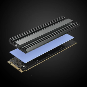 Heatsink Aluminum for M.2 Cooling Cooler Heat Sink Heat Thermal Pad for M.2 NVME PCIE 2280 SSD Hard Drive Disk PS 5 Radi