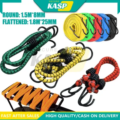 1.5M 1.8M Elastic Rope Straps with Dual Hooks For Motorcycle Bundle Baggage Bungee Cord