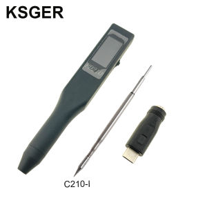 KSGER C210 Portable Soldering Station For JBC Iron Tips 1.3 Inch PD210 TFT Controller DIY Electric Tools Auto-Sleep 70W Tins Melting