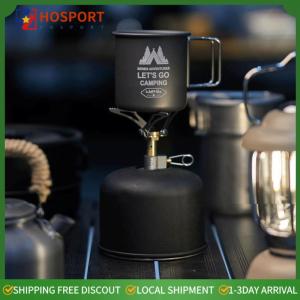 【HOSPORT】ขวดน้ำสำหรับตั้งแคมป์ ขนาด 300 มล. สไตล์ญี่ปุ่น แก้วน้ำพับได้พกพาสะดวก ทำจากอลูมิเนียม เหมาะสำหรับการตั้งแคมป์ เดินป่า และปีนเขา