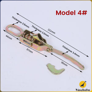 Naukaha【Ready in Stock】 Truck Trailer Body Clamp Hasp Metal Buckle Lock Fastener Latch Catch Lockable
