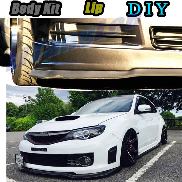 STI Style Front Bumper Lip For 97-01 Subaru Impreza WRX (2/4 Door) – Polyurethane – Unpainted