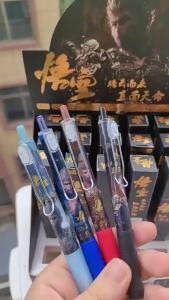 3 Pieces Game Black Myth Wukong 0.5mm Gel Pen Press Pen Limited Pen Student Water Pen Cute School Supplies Stationery gift