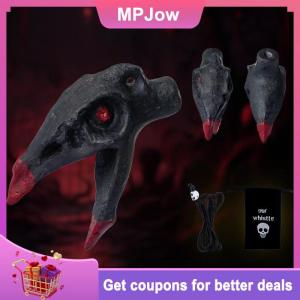 【MPJow】 1 Set Resin Novelty Prank Toy Aztec Screaming Bird Whistle Emergency Survival Gear Compact Horror Sound Tool For Camping Hiking