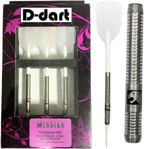 TUNGSTENS SOFT TIP DART - 20G MISSILE TOMAHA WK 90% TUNGSTEN SOFT DARTS (ARROW DART LEMBUT)