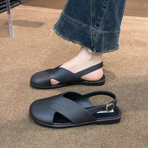 Free Shipping 2026 New Style Closed-Toe Roman Sandals For Women Suitable For Outdoor Wear In Summer WomenS Closed-Toe Roman Slippers