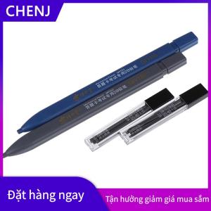 CHENJ Bán Chạy Hộp Đựng Chì 2B Thi Bút Chì Cơ Khí Với 6 Bộ Nạp Chì Đồ Dùng Học Sinh